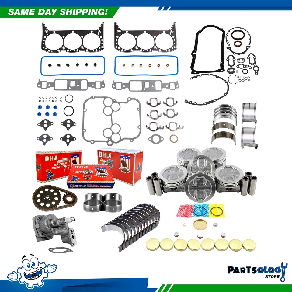 Kit de reconstrucción de motor maestro DNJ EK3127AM para 94-95 Chevrolet GMC Astro 4,3 L OHV Foto 1 de 4