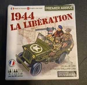 1944 La Liberation WWII Card Game Premier Arrives Games Complete Rare READ - Bild 1 von 6