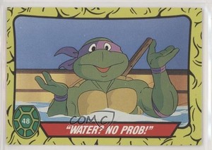 1989 O-Pee-Chee Teenage Mutant Ninja Turtles Water? No Prob! #48 ut4