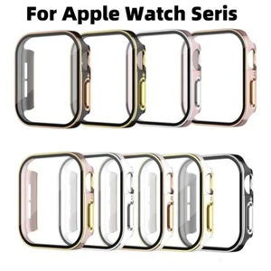 Waterproof Case Cover Screen Protector For Apple Watch Series 9/8/7/6/Ultra 2/SE - Picture 1 of 20