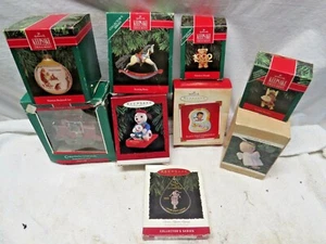 Lot of 8 Hallmark Ornaments Mixed Series (6) - Picture 1 of 6