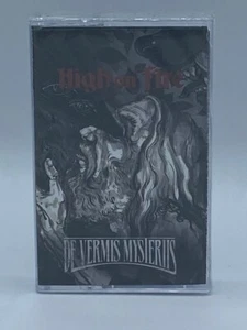 HIGH ON FIRE DE VERMIS MYSTERIIS CASSETTE TAPE NEW SEALED WITH WHITE SHELL - Picture 1 of 2