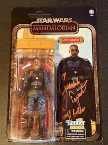Star Wars Moff Gideon Credit Collection 6"signed Giancarlo Esposito Black Ser - Picture 1 of 14