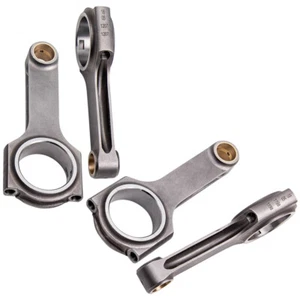 H Beam Connecting Rods For Honda Civic CRX D16 D Series Forged 4140 Steel 5.394" - Picture 1 of 12