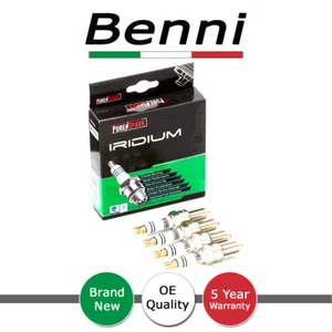 Benni 4x Iridium Upgrade Spark Plugs Fits MG TF 115 Petrol (2002-2009) - Picture 1 of 2