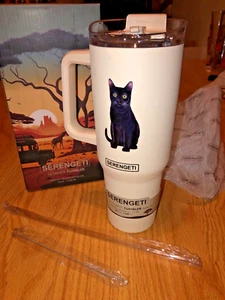 New w/BOX - SERENGETI 40oz Ultimate Tumbler w/Handle -Insulated Tumbler E&S Pets - Picture 1 of 9