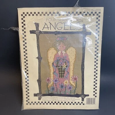 Banar Designs Four Seasons Angels Cross Stitch Kit FSA-50624 - Spring Angel - Image 1 of 2