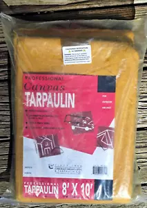 Heavy Duty Waterproof Canvas Tarp by Chicago Canvas & Supply (8 feet x 10 feet) - Picture 1 of 5