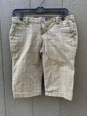 Pantalones Cortos Chinos Grane a Cuadros Verde Marrón Talla 5 Foto 1 de 4