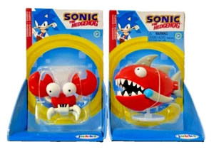 CRABMEAT & CHOPPER Sonic The Hedgehog Jakks Pacific 2.5" Action Figures - Picture 1 of 1