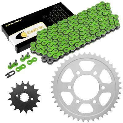 Kit de cadena de transmisión y piñones para Kawasaki KZ650C Custom 1977 1978 1979 Foto 1 de 4