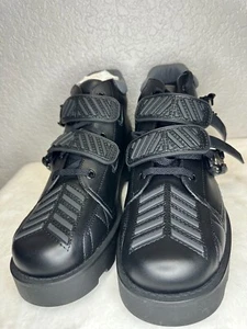 Gucci 718665 AAAZK 1047 Buckle Quebec Calf Boot, Nero, Size 9, NEW - Picture 1 of 9