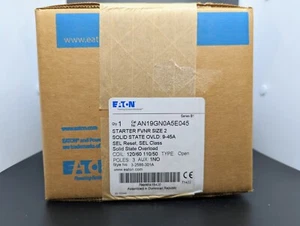 Eaton AN19GN0A5E045 Size 2 120V Starter 9-45A Overload Relay NEW IN BOX USA - Picture 1 of 10