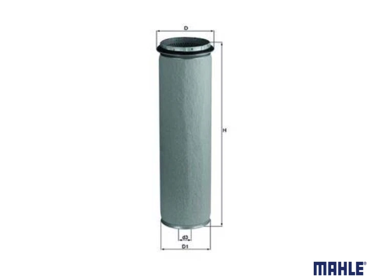 Mahle Lxs 43/1 Secondary Air Filter for Claas DAF Demag Deutz VW Volvo O&k - Изображение 1 из 2
