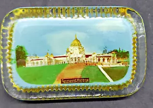 1901 Exposición Panamericana Papel Peso de Vidrio Edificio Gubernamental - Imagen 1 de 6