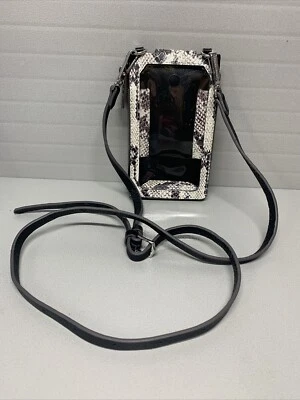 Bolso Bandolera Aimee Kestenberg Fuera de Oficina Teléfono Serpiente Repujado ~En muy buen estado Foto 1 de 4