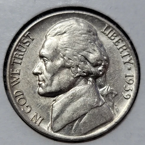 1939 Philadelphia Jefferson Nickel XXXX Cover