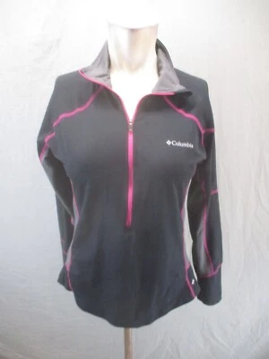 Columbia OMNI-HEAT Size S Women Black 1/2 Zip Stand Collar Athletic Pullover 592 - Изображение 1 из 4