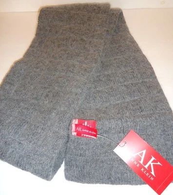 Cachecol feminino longo acolchoado Anne Klein cinza, O/S - Imagem 1 de 2