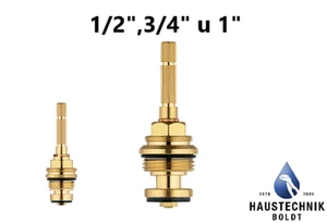 Kludi Innenoberteil lange Spindel 1/2", 3/4" u 1" Unterputz Absperrventil, Neu! - Picture 1 of 10