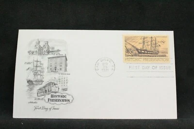 USPS FDC #1441 1971 8¢ Whaling Ship Historic Preservation Issue ArtMaster ST695 - Image 1 of 3
