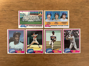 1981 TOPPS BASEBALL LOS ANGELES DODGERS TEAM SET