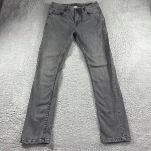 Free Planet Jeans Herren 32x32 (30x30) grau Waschung nachhaltig Denim gerades Bein - Bild 1 von 11