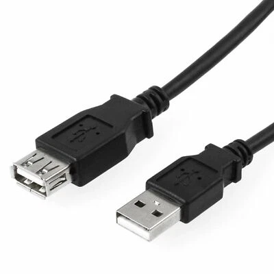 USB EXTENSION Cable Lead A Male To Female High Speed 2.0 1m 2m 3m Cable Cord - Image 1 of 4