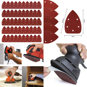 Sanding Pads For Ryobi Black And Decker Mouse 50pcs Sandpaper 40/80/120/180/240