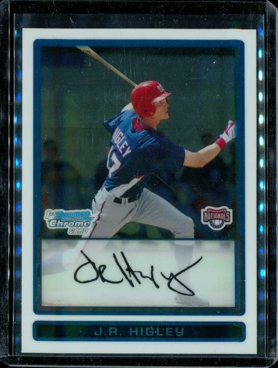 2009 Baseball Card Bowman Chrome Prospect BCP131 JR HIGHLEY Washington Nationals - Image 1 of 2
