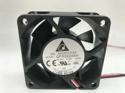 DELTA QFR0624SH 24V 0.15A 60mm 6025 mute inverter cooling fan - Image 1 of 3