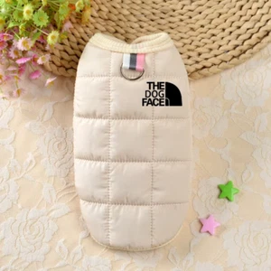Designer Trendy Dog Clothes Winter Warm Pet Coat Small Medium Dog Face Stereo Lo - Picture 1 of 16