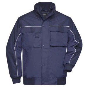 JAMES & NICHOLSON JN810 Workwear Jacke, Arbeitsjacke, navy - Bild 1 von 40