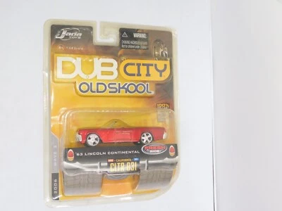 2005 Jada Toys Dud City OldSkool 1:64 '63 Lincoln Fresh Ride RED - Image 1 of 3