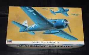 Kit Modelo Hasegawa 1/48 F6F-5 HELLCAT USS SANTEE 09536 - Imagen 1 de 5