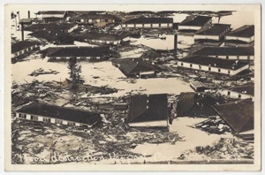 1948 Vanport, Oregon - REAL PHOTO Flood Destruction of Town - Vintage Postcard - Imagen 1 de 2