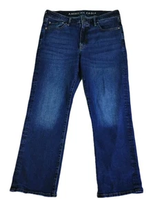 American Eagle Jeans Herren Größe - 33 x 30" blau Airflex Orig BootCut distressed  - Bild 1 von 7