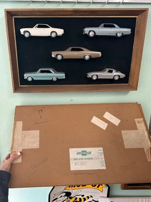 1965 Chevrolet original dealership half promo model wall display - Image 1 of 4