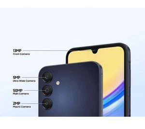 Verizon Samsung A15 5G, 64GB, Black - Prepaid Smartphone  - Picture 1 of 3