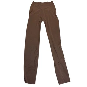 Skims Sheer Mesh Sculpt Low Back Legging NWOT Brown Size Small Boning on Sides - Picture 1 of 7