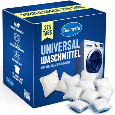 5 kg All-in-1 Detersivo Pods Caps per Bianco - Colorato - Lavaggio da Cucina - Profumo Fresco - Immagine 1 di 4