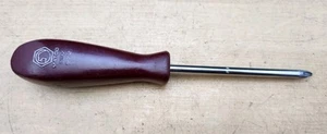 Vintage Matco Tools SDMPZ2-#2 Pozidrive Tip X 4" Maroon Hard Handle Screwdriver - Imagen 1 de 5