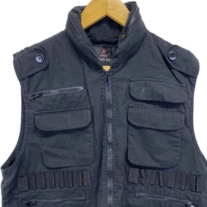 Rothco Ranger Tactical Weste Gr. Medium Taschen schwarz Jagd Outdoor Kapuze z44 - Bild 1 von 12