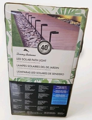 Tommy Bahama Solar LED Path Light (Pack of 6) New design 40 Lumen Warm Open Box  - Image 1 of 4