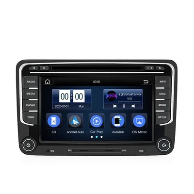 Für VW Transporter T5 2010-2015 mit CD DAB+ BlueTooth Carplay USB Navi - Bild 1 von 4