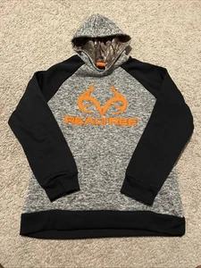 Boys Youth REALTREE CAMOUFLAGE Hoodie  PULLOVER  SWEATSHIRT  L 14-16 - Picture 1 of 5