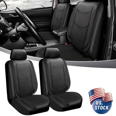 Car Seat Covers Front Full Set Leather For Chevrolet Silverado 1500 2500 3500HD Foto 1 de 4