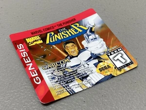 The Punisher (Sega Genesis) Replacement Label - Picture 1 of 1