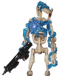 Star Wars BATTLE DROID boomer damage 1999 Power of the Jedi Episode I complete - Picture 1 of 2