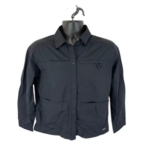 Mountain Hardwear Women’s Field Shirt Nylon Stretch Black Size Small - Picture 1 of 11